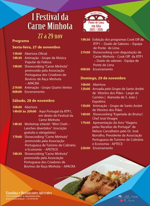 I Festival da Carne Minhota em Ponte de Lima | 27 a 29 de novembro – Expolima 