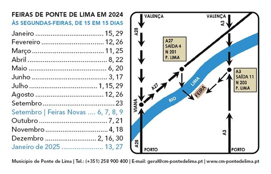 Feira Quinzenal de Ponte de Lima 2024