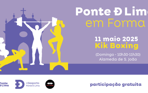Cartaz Ponte de Lima em Forma 2025