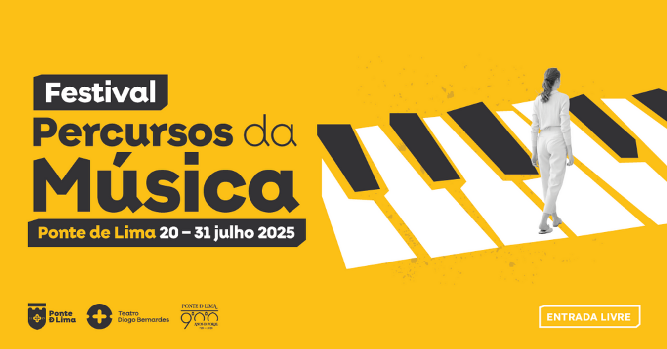 Cartaz Festival Percursos da Música 2025