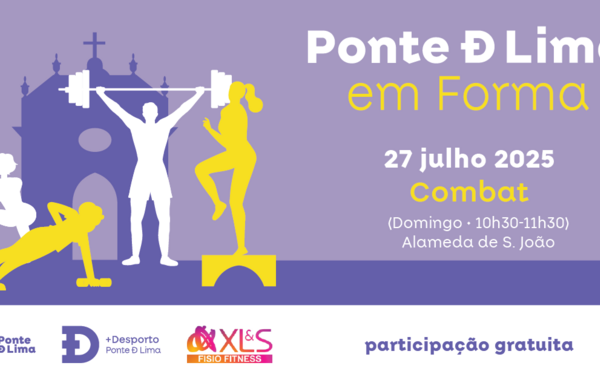 Cartaz Ponte de Lima em Forma 2025