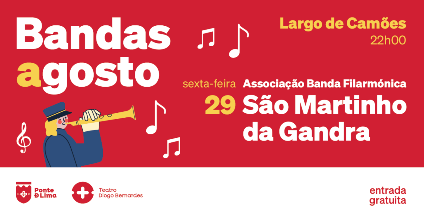 Cartaz da Associação Banda Filarmónica São Martinho da Gandra