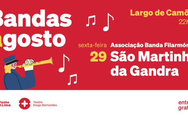 Cartaz da Associação Banda Filarmónica São Martinho da Gandra