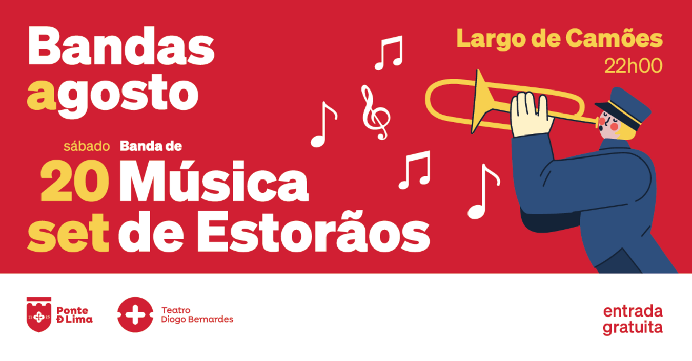 Cartaz da Banda de Música de Estorãos