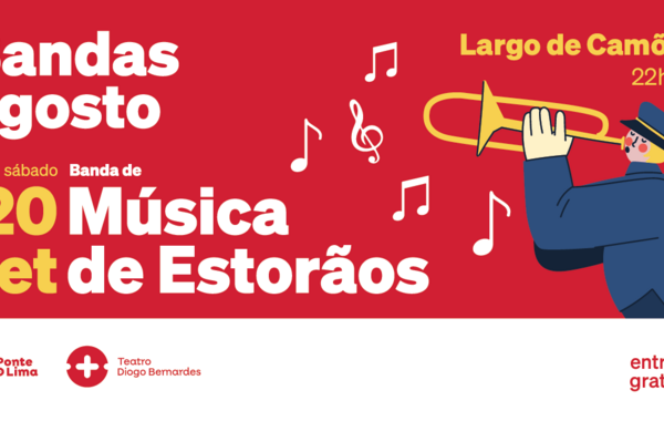 Cartaz da Banda de Música de Estorãos