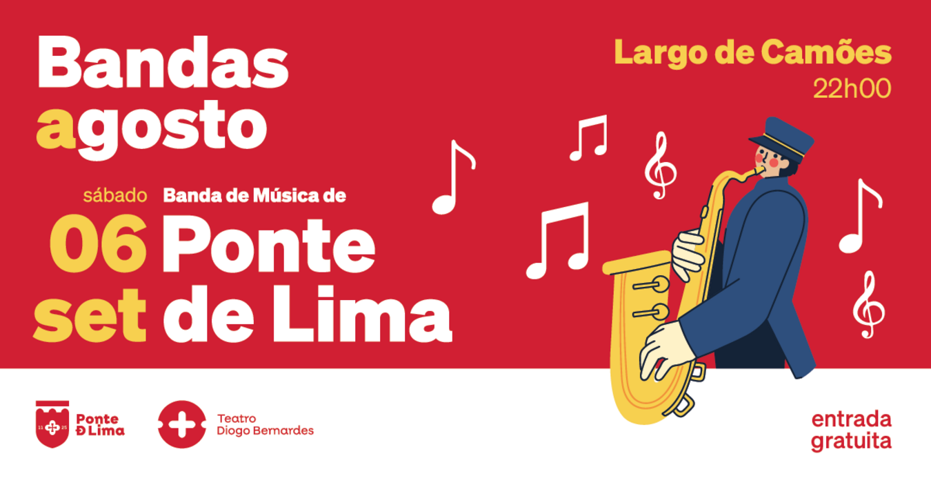 Cartaz da Banda de Música de Ponte de Lima