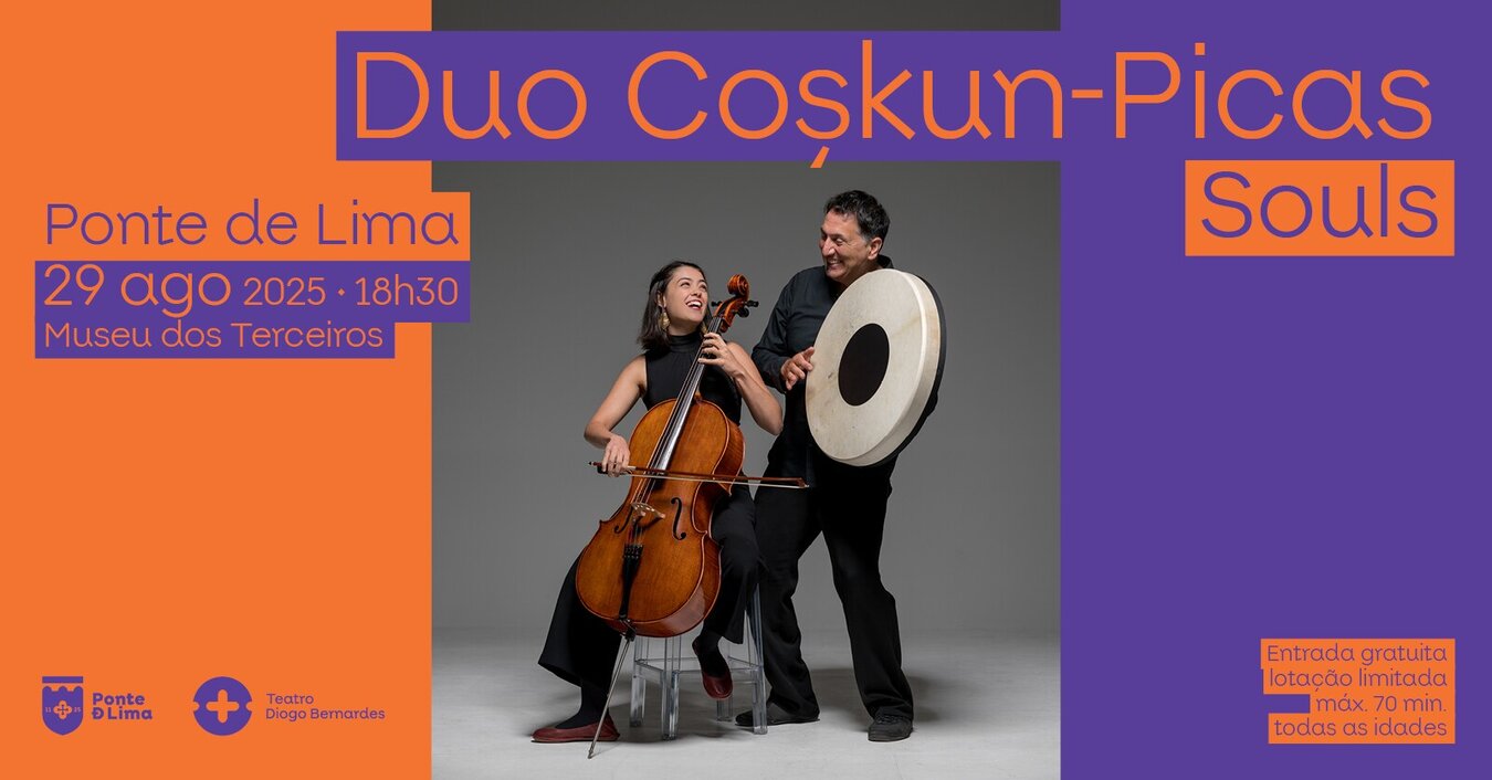 Cartaz espetáculo Duo Coskun-Picas