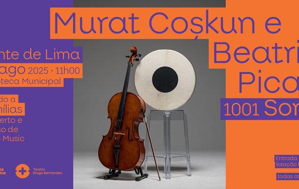 Cartaz espetáculo Murat Coşkun e Beatriz Picas