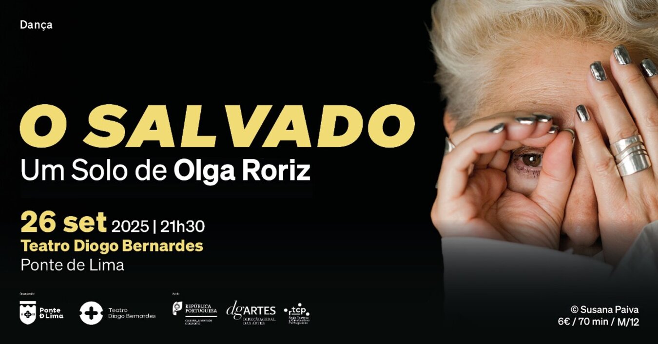 Cartaz O Salvado, Um Solo de Olga Roriz