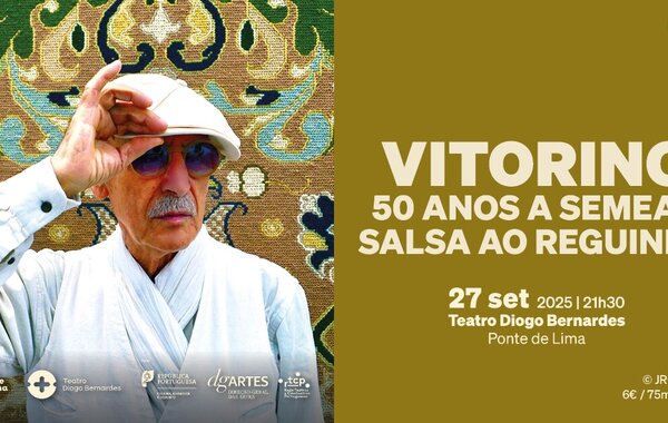 Cartaz Vitorino – 50 Anos a Semear Salsa ao Reguinho