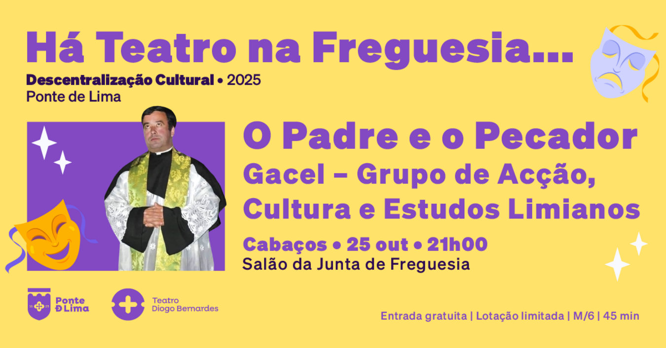 Cartaz Há Teatro na Freguesia... Cabaços