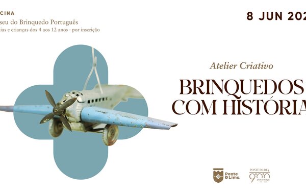 Cartaz do Atelier Criativo no Museu do Brinquedo Português