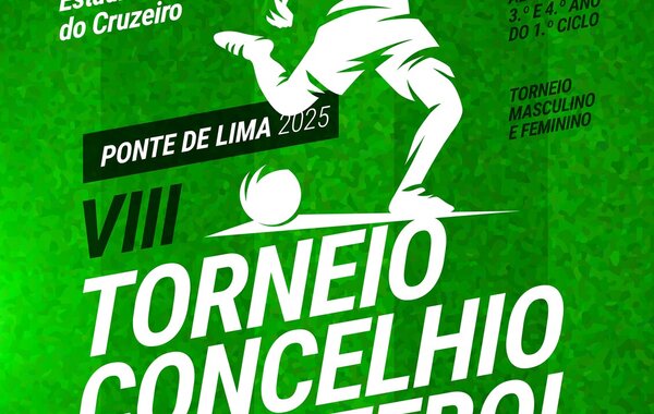 Cartaz do Torneio Concelhio de Futebol do 1.º Ciclo