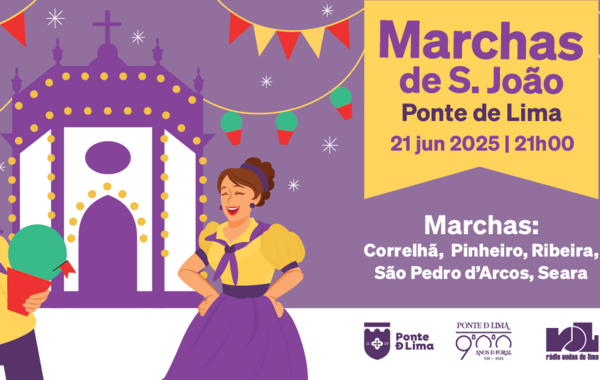 Cartaz Marchas de S. João em Ponte de Lima