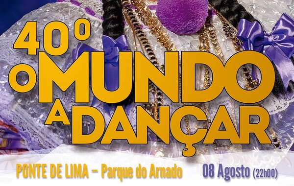 Cartaz do 40º "O Mundo a Dançar"