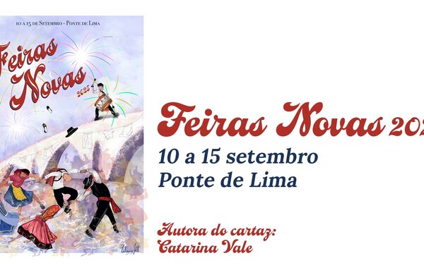 Cartaz das Feiras Novas 2025