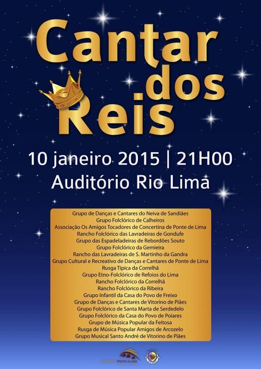 Cantar dos Reis – Auditório Rio Lima / 10 de Janeiro – 21h00