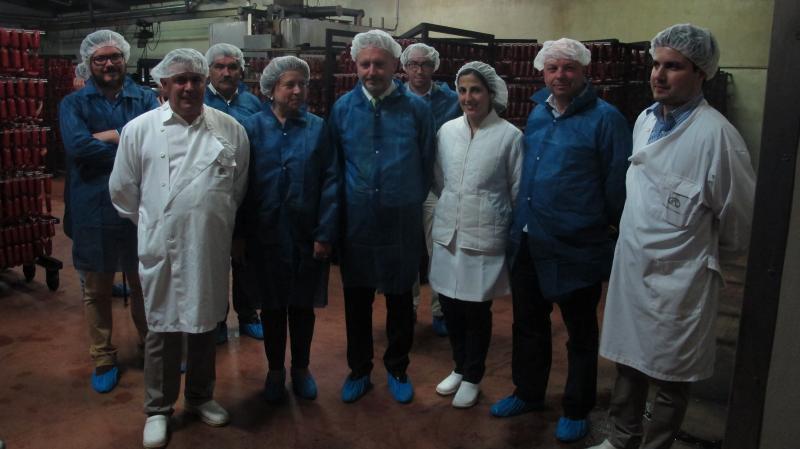 Secretário de Estado da Alimentação e da Investigação Agroalimentar visitou Empresas do Setor Agr...