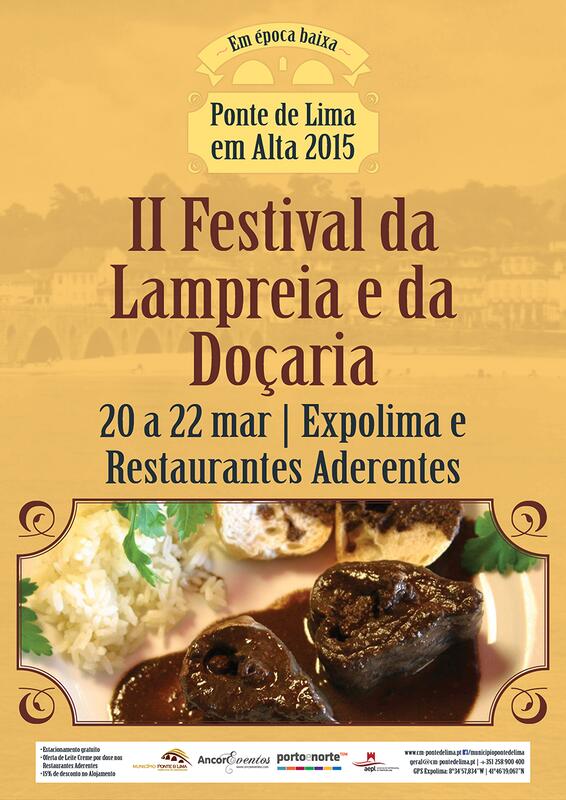  II Feira Gastron&oacute;mica da Lampreia e da Do&ccedil;aria | 20 a 22 de mar&ccedil;o