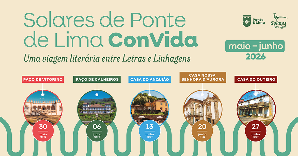 Cartaz Solares de Ponte de Lima ConVida